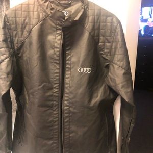 Audi leather like jacket.